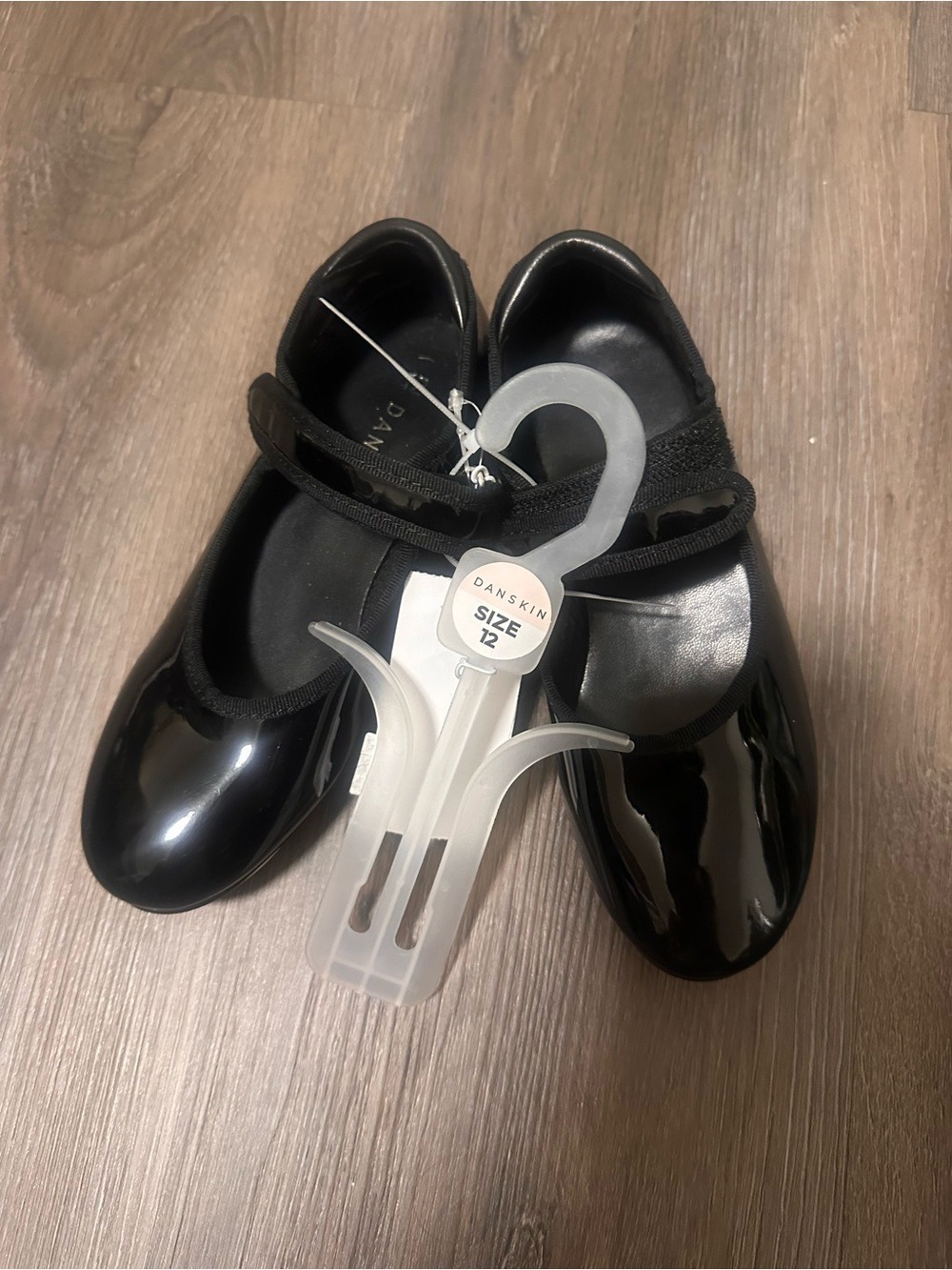 Danskin Black Tap Dance Shoes size 12